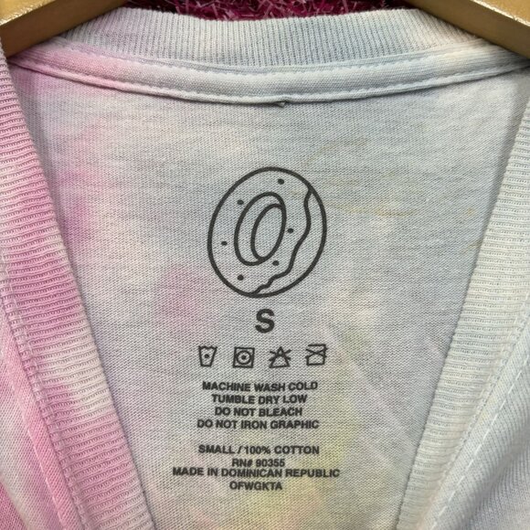 Odd Future Donut Logo tiedye Tee size small - Picture 4 of 5